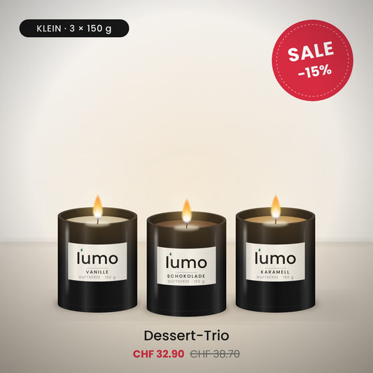 Dessert-Trio Duftkerzen
